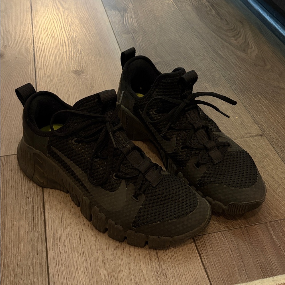 Black Mesh Athletic Sneakers